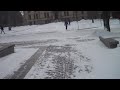 first snow horrible sidewalks