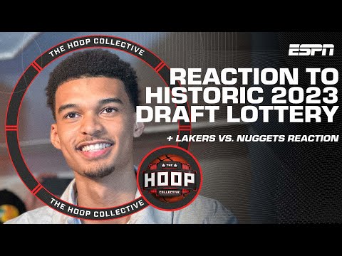 Video: Reaction to historic 2023 Draft Lottery & Lakers-Nuggets Game 1 | The Hoop Collective