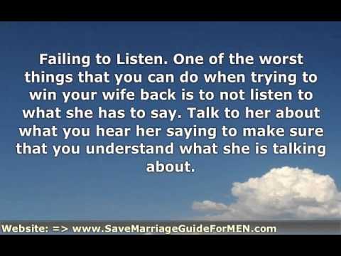 how to love my wife again