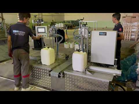 Bantlı 20kg dolum makinası