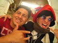 ok. so chris kuiken and me went into town in 100 degress weather and we dressed up like total morons and went around town to random people and showed them magic trickss
