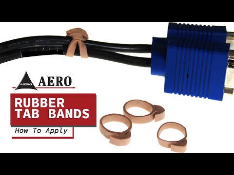 Rubber Tab Bands - How To Apply