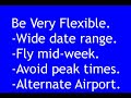 How to Get Extremely Cheap Airfares