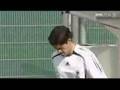 Ballack, Podolski, Klose, And Lehmann Training