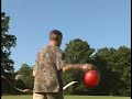 Chris Gaddis self thrown aerial target behind the back!