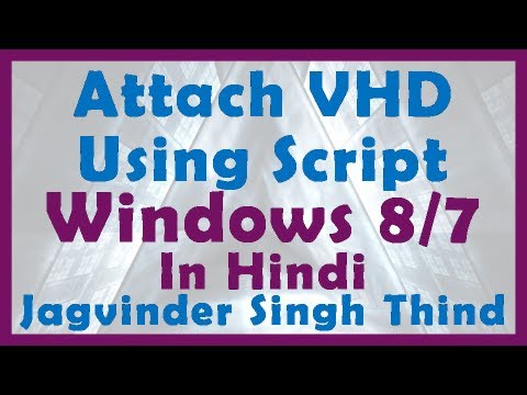 how to attach vhd in windows 8