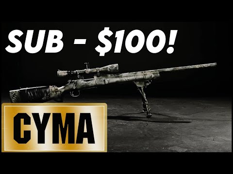BEST Airsoft Sniper Under $100! Review + Gameplay - CYMA VSR-10