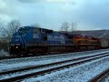 Conrail KCS Freight Train at Lewistown PA
