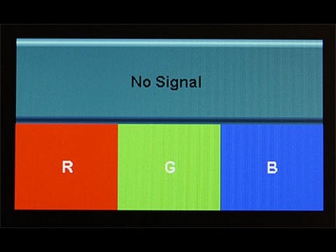 No signal на мониторе что делать видео