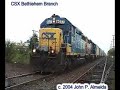 CSX B738 departs Lansdale hot on the trail of its prey July 23 2004