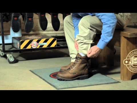 how to fit work boots