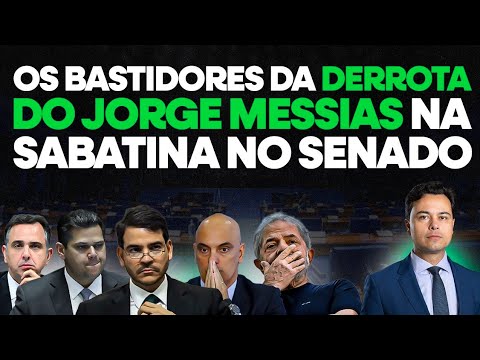 Os bastidores da derrota do Jorge Messias na sabatina no Senado