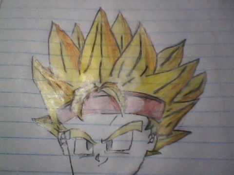 how to draw jr goku
