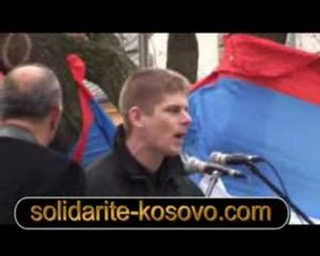 Manifestation pour le Kosovo Serbe