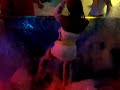 girl at club foam party