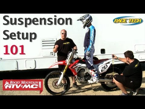 how to adjust suspension on a dirt bike