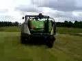 Deutz-Fahr Agrotron 6.45 rondebalen persen