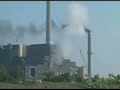 Steam Blow At Power Plant