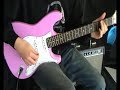 Essai guitare electrique Pink WS strat Guitar Heroes Music