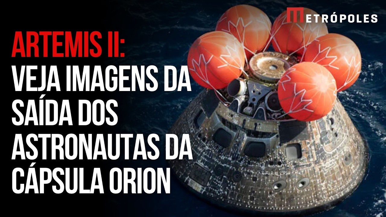 Resgate da Orion: imagens revelam abertura da cápsula e chegada aos astronautas