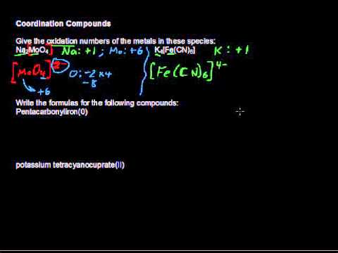 how to determine coordination number