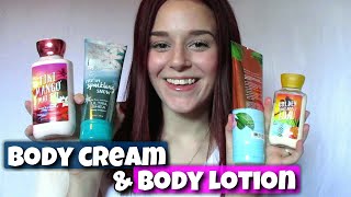 Body Cream vs. Body Lotion