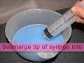 Part 3: How to fill the B4Bra breast implant sizer