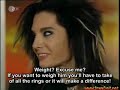 [05-09-2006]. according to some german articles, bill kaulitz has the most beautiful face since the young liz taylor. they have also compared the similar features between bill kaulitz and liz taylor. =========================== program guests: -kaulitz twins (bill & tom) from tokio hotel. -dr. werner mang (a renowned plastic surgeon) - jochen busse (actor and cabaret artist) ========================= translation credits:0kim0 ...