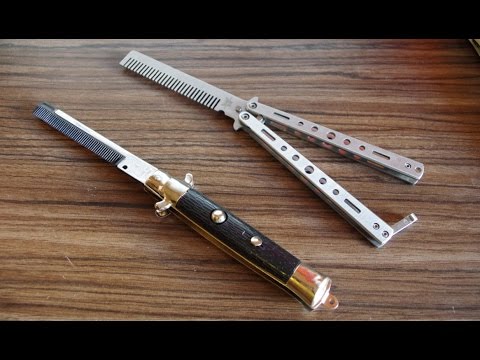 Butterfly und Springmesser Kamm !