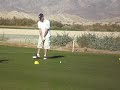 desert golf swing