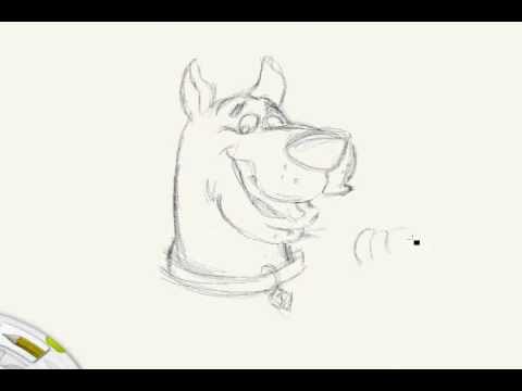 how to draw scooby doo