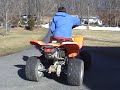 2004 Kawasaki KFX700 Driveway Wheelies