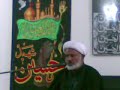 AzaKhana Dr S Ali Muhammad, Maulana Mohsin Mehdavi giving Khutba on 9th Muharram 1431 H Majlis[1]