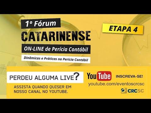 1° Fórum Catarinense On-line de Perícia Contábil 