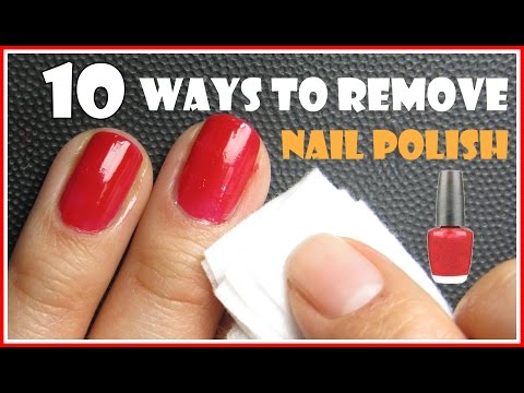 Nail - Ultimate guide to removing nail polish using different removers and household items as well. Just in case you find yourself out of a bottle of removers. chec...