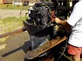 Nissan / Tohatsu 140HP outboard revving