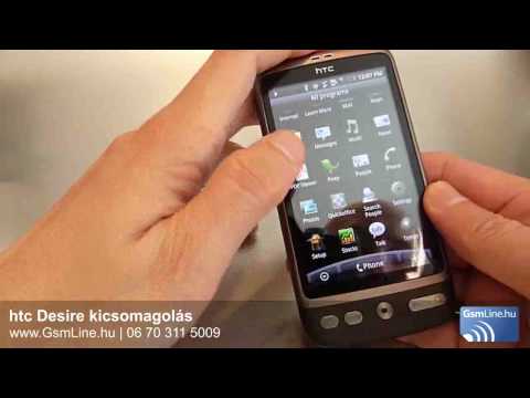 HTC Desire teszt vide�