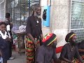 Rastafarians Beat drums and sing songs in the City while displaying their other talents in art and crafts.