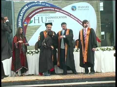 Hajvery - Hajvery University's Convocation 2011 was held at the HU Euro campus on Saturday, 24 December, 2011. A total of 472 graduates received their degrees. Convoca...