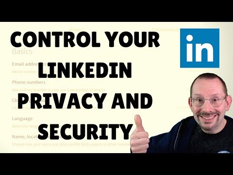 Watch 'LinkedIn Privacy and Security Settings Tutorial | Larry Snow'
