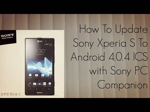how to update sony xperia