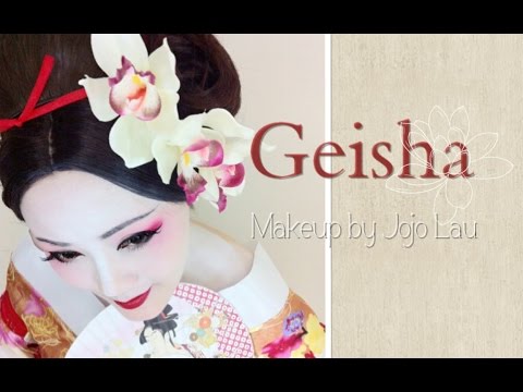 [萬聖節化妝教學] Geisha Makeup Tutorial 芸者
