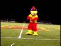 Iowa State Mascot Cy does Evolution of Dance