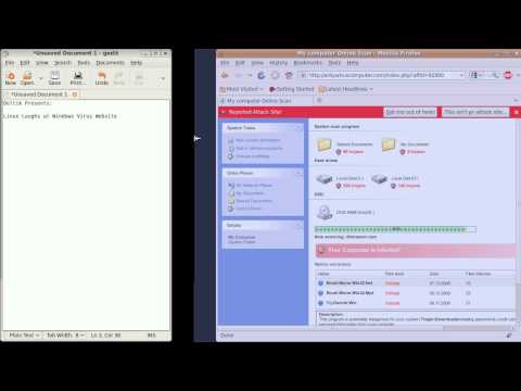 how to cure a windows virus with ubuntu