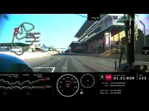 OnBoard Audi R18 Ultra No.3 @ Interlagos 2012