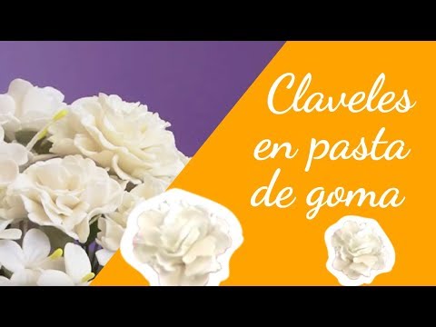 pasta de goma - Claveles para nuestas tartas más alegres. Con este tutorial de Artipas en colaboración con Yolanda Cueto aprenderás a hacer fáciles y deliciosos claveles dec...