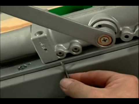 how to repair pneumatic door closer