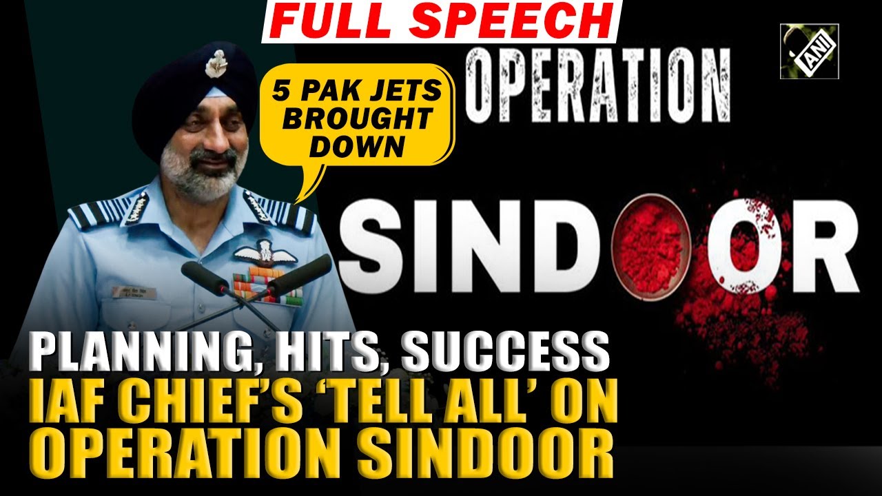 “Hit 5 Pak Jets, Op Sindoor Dream come true” IAF Chief AP Singh reveals details of Op Sindoor