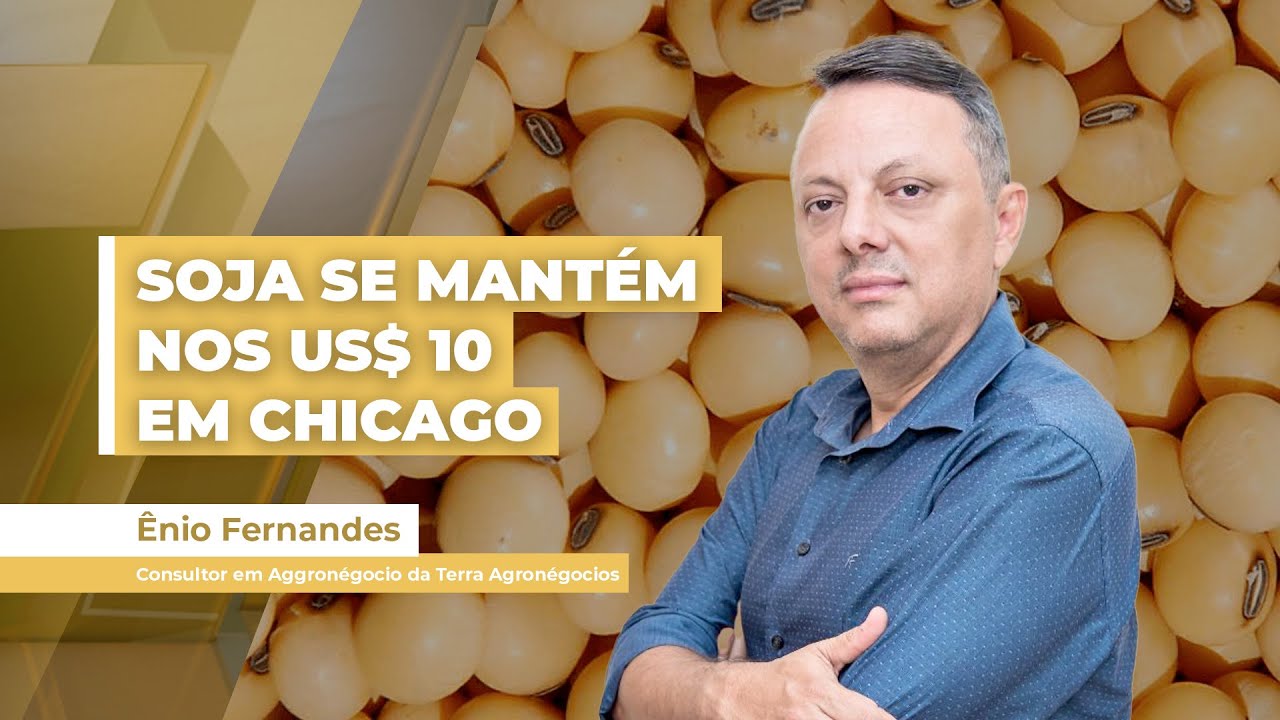 Menos oferta e mais demanda nos EUA ajudam soja a se manter na casa dos US$ 10,00 em Chicago
