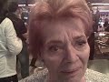 1956 Eurovision winner Lys Assia gives her thoughts on the Moscow Eurovision Song Contest at the After Show Party in Evrodom Moscow